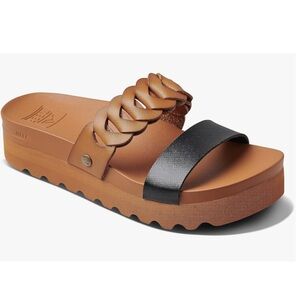 Reef Cushion Vista Hi Twist Braided Sandals